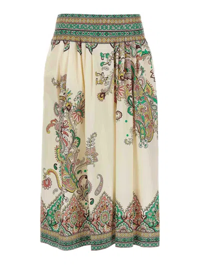 ETRO FALDA SEMILARGA - MULTICOLOR