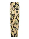 Etro Print Viscose Long Skirt In Black