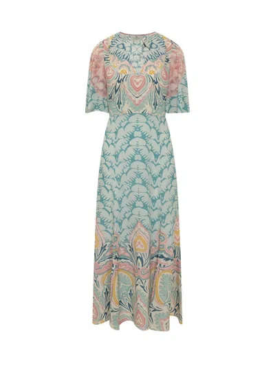 Etro Fancy Dress In Multicolor
