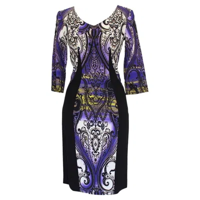 Pre-owned Etro Fancy Dress Size 40 In Black
