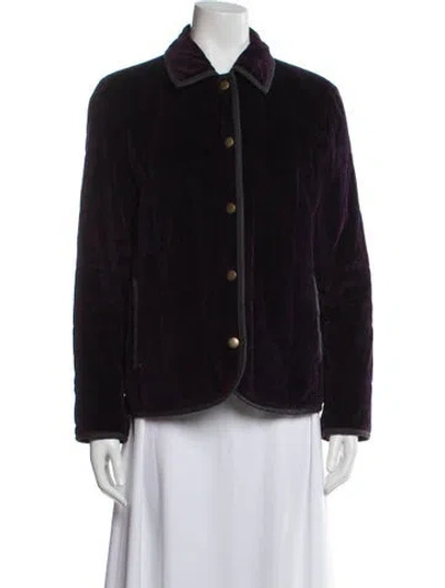 Pre-owned Etro Faux Fur Jacket In Gray