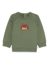 Etro Pegaso-motif Sweatshirt In Green