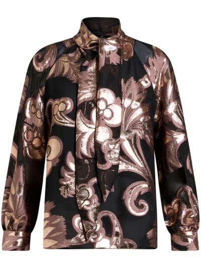 ETRO FIL-COUPÉ JACQUARD BLOUSE