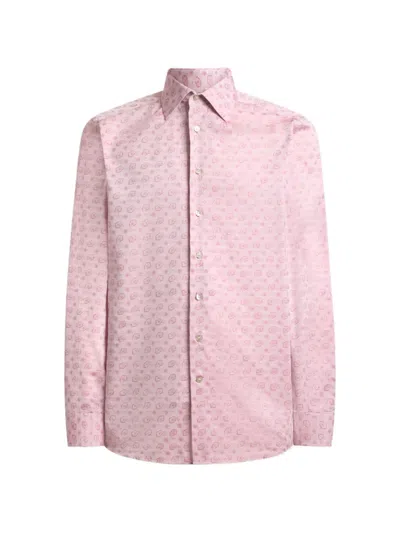 Etro Fil Coupé Paisley Motif Shirt In Pink
