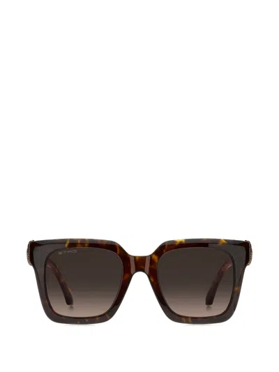 Etro Fine Jewelry Sunglasses In Brown