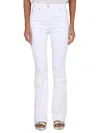Etro Women Five Pocket Jeans In White
