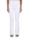 Etro Women Five Pocket Jeans In White