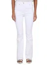 Etro Five-pocket Jeans With Fitted Silhouette In White