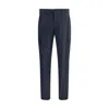 Etro Men Flannel Cargo Pants In Blue