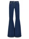 Etro Embroidered Pegaso Flared-leg Jeans