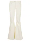 Etro Flared Jeans With Belt Loops And Pockets In Neutrals
