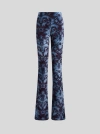 Etro Slim Flared Pants In Blue
