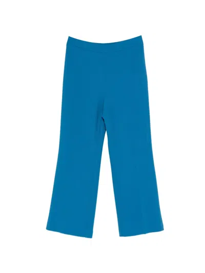 Etro Flared-leg Trousers In Blue