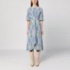 Etro Printed Silk Flared Midi Dress