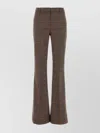 Etro Embroidered Stretch Jersey Pant In Gray
