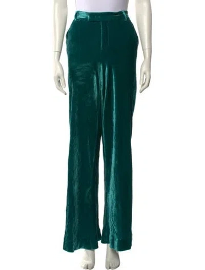 Pre-owned Etro Flared Pants In Blue