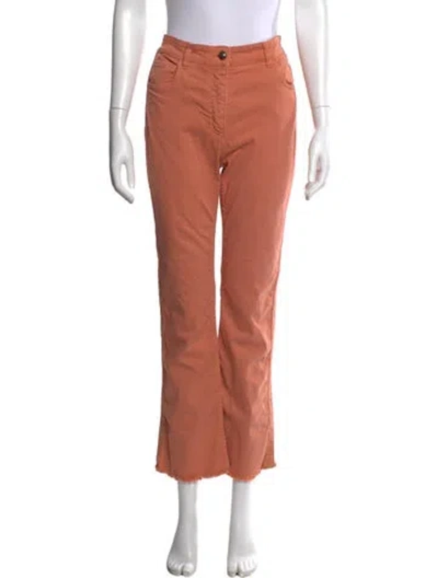 Pre-owned Etro Flared Pants In Orange