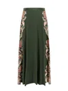 Etro Crepe De Chine Skirt With Print