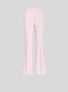 Etro Tailored Cady Flared Trousers In Purple