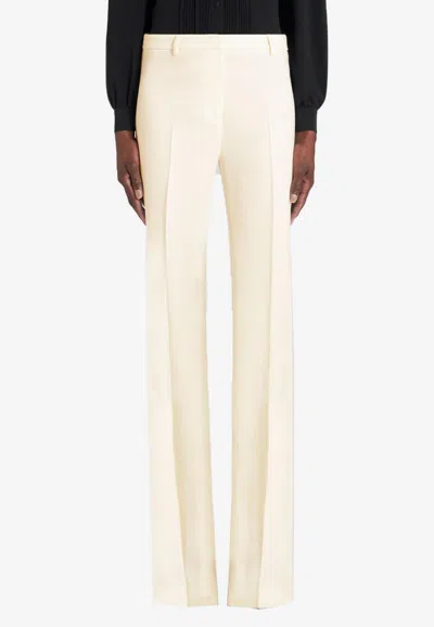 Etro Flared Tailored Pants In White