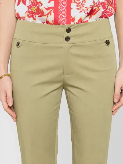 Etro Flared Trousers In Green