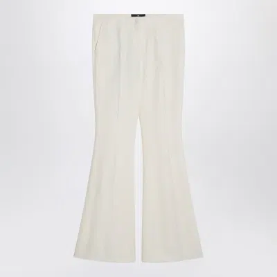 ETRO ETRO FLARED TROUSERS IN IVORY VISCOSE
