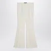 Etro Flared Trousers In Ivory Viscose In White