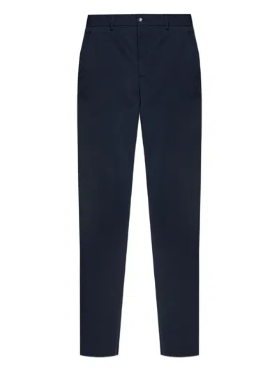 ETRO FLAT-FRONT COTTON TROUSERS