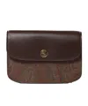Etro Flip Shoulder Bag In Black