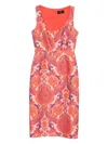 Etro Sleeveless Brocade Sheath Dress