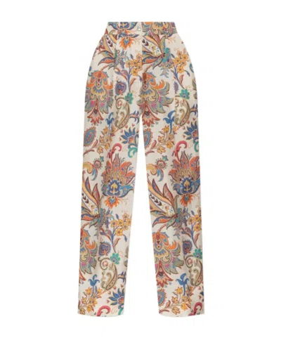 ETRO ETRO PATTERNED WIDE-LEG TROUSERS