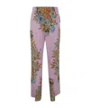 Etro Floral Casual Pants In Multi