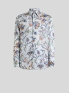 Etro Blue Shirts Men In Pattern