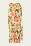 Etro Floral Cotton-silk Beach Cover-up In Multicolor