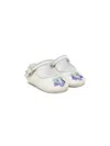 Etro Floral-embroidered Ballerina Shoes In Neutrals
