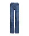 Etro Denim Jeans With Embroidered Patch In Blue