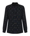 Etro Floral Diamond Grid Shirt In Black