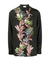 Etro Floral Print Long-sleeved Shirt In Multicolor