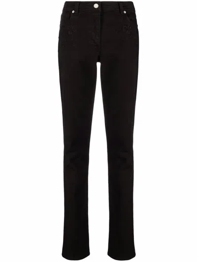 Etro Floral-embroidered Skinny Jeans