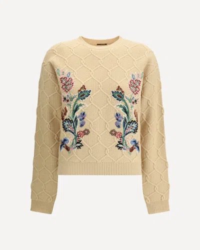 ETRO FLORAL EMBROIDERY SWEATER