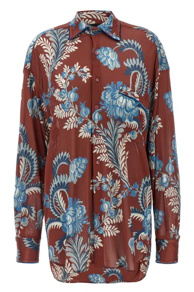 ETRO ETRO FLORAL FOLIAGE SHIRT