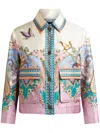 Etro Floral Jacket In White