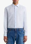 Etro Floral Jacquard Button-up Shirt In White