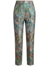 Etro Floral Jacquard Cigarette Trousers