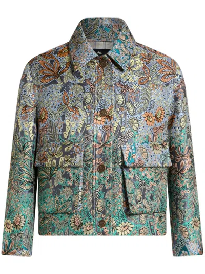 ETRO FLORAL-JACQUARD JACKET