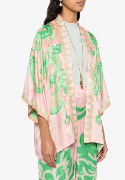 Etro Floral Jacquard Open-front Jacket