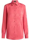 Etro , Floral Shirt, Woman, Pink, Size 48 In Pink