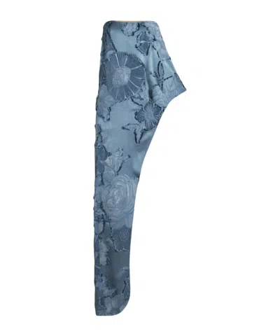 ETRO ETRO FLORAL JACQUARD SLEEVELESS ASYMMETRIC TOP