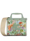 ETRO FLORAL JACQUARD SMALL LOVE TROTTER SHOPPING BAG
