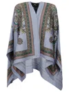 Etro Patterned Silk Scarf In Multicolor
